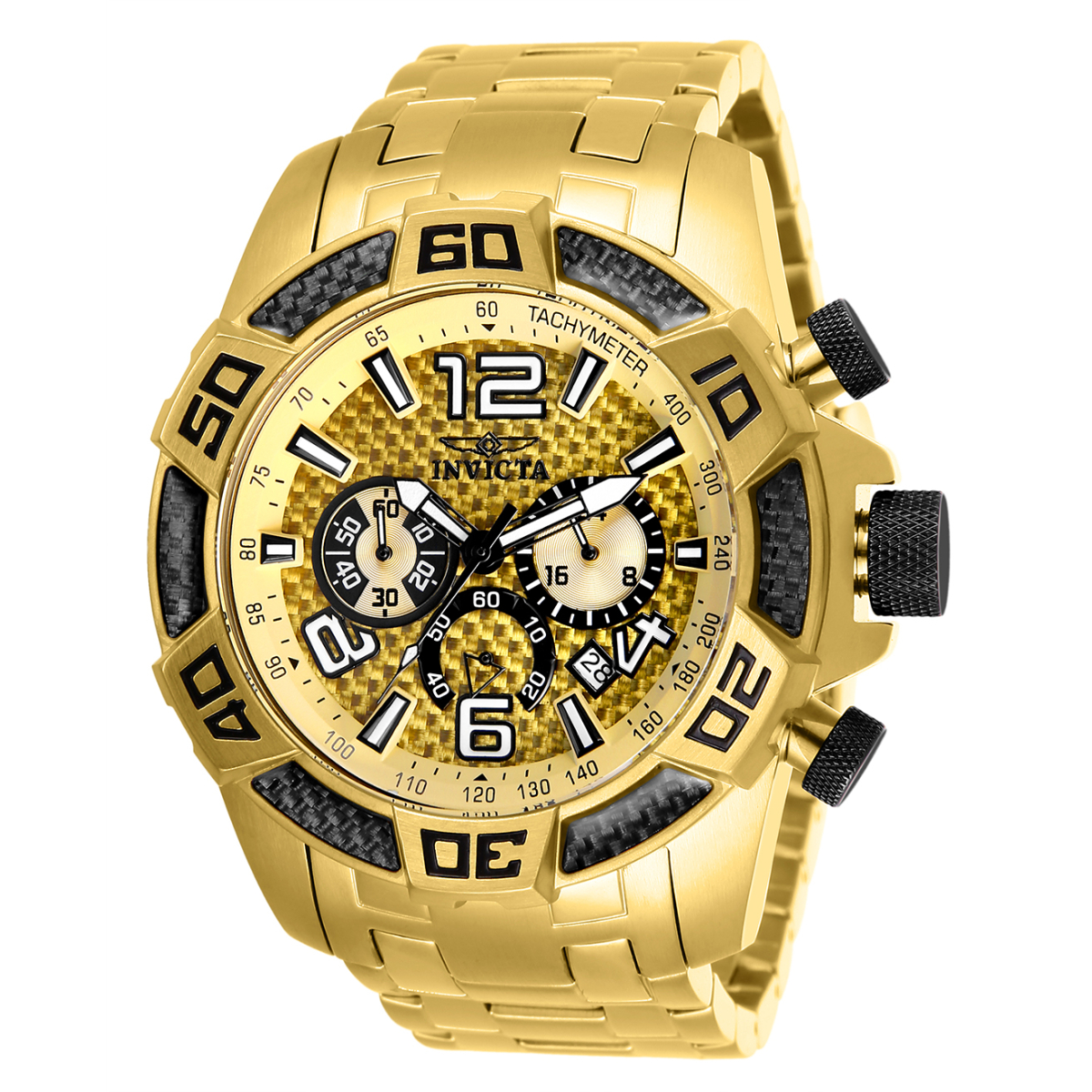 Invicta Pro Diver SCUBA Men's Watch - 50mm, Gold (ZG-25854)