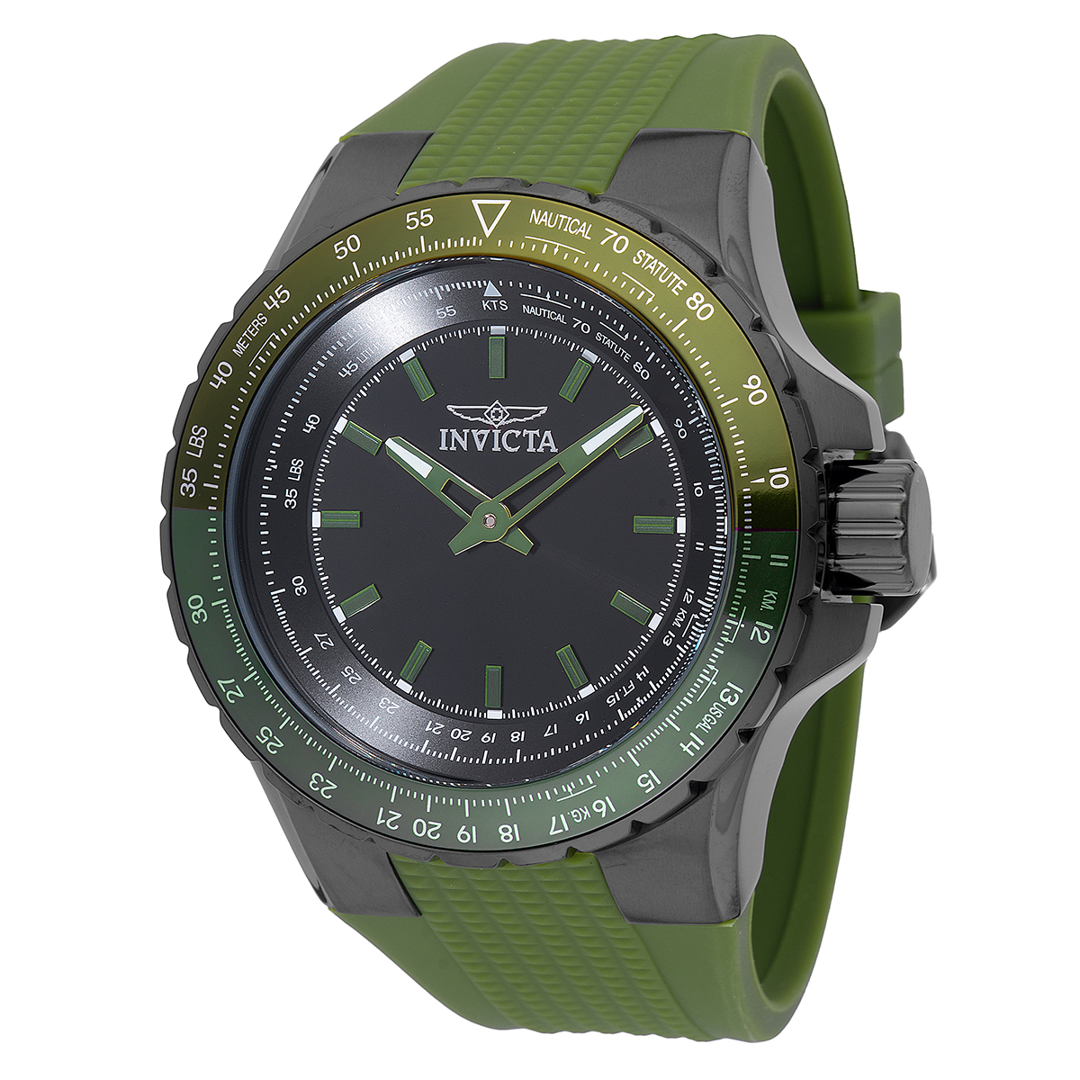 Invicta Aviator Men's Watch - 50mm, Green (49669)