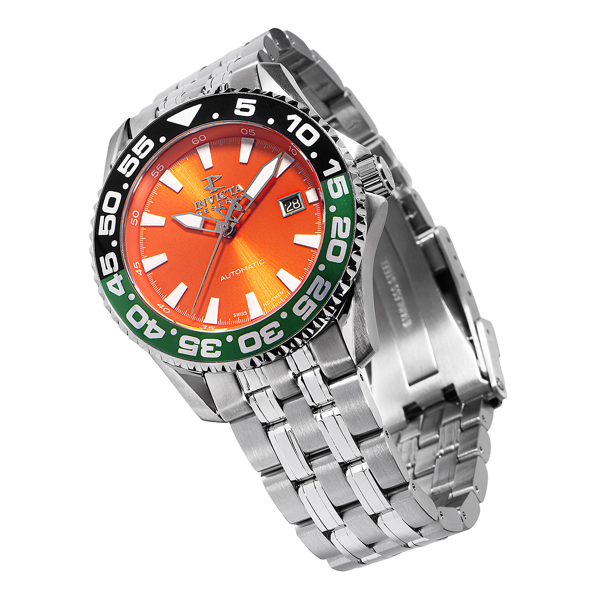 #1 LIMITED EDITION - Invicta Reserve Automatic Swiss ETA 2893 Caliber Men's Watch - 44mm, Steel (49238-N1)